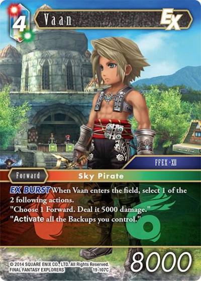 Vaan EX 19-107C From Nightmares Final Fantasy card