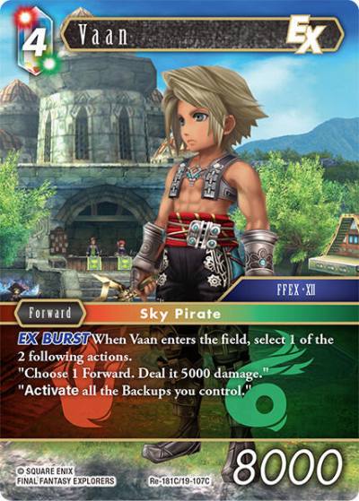 Vaan EX Re-181C/19-107C Legacy Collection Final Fantasy card