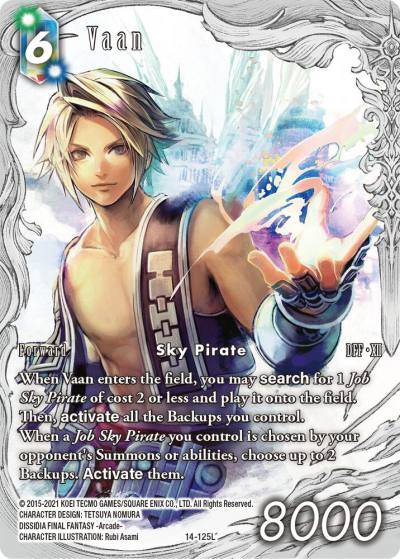 Vaan Full Art 14-125L Opus XIV: Crystal Abyss Final Fantasy card