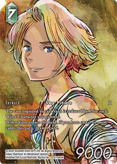 Vaan Full Art 21-042H Beyond Destiny Final Fantasy card
