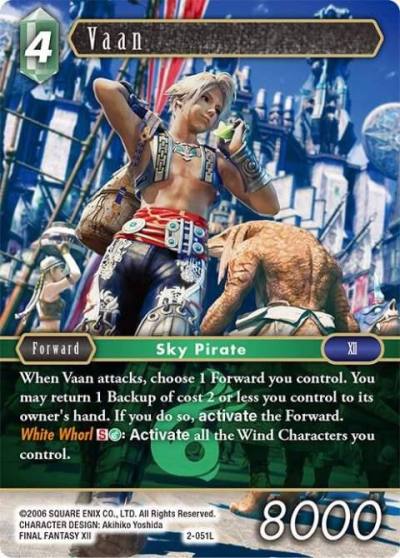 Vaan Legend 2-051L Opus II Final Fantasy card