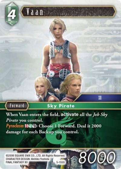 Vaan Starter 5-155S Opus V Final Fantasy card