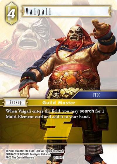 Vaigali 12-066C Opus XII Final Fantasy card