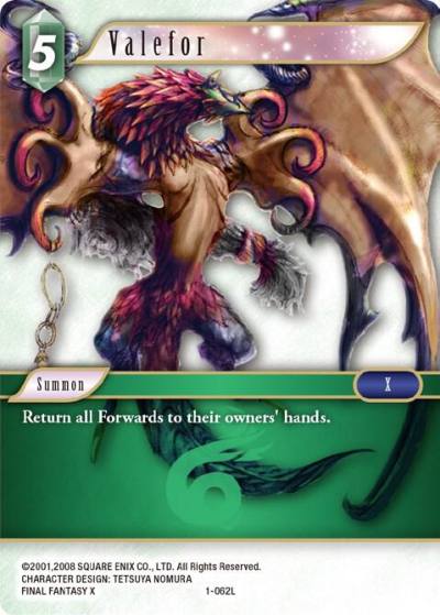 Valefor 1-062L Opus I Final Fantasy card