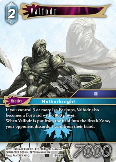 Valfodr 14-021H Opus XIV: Crystal Abyss Final Fantasy card