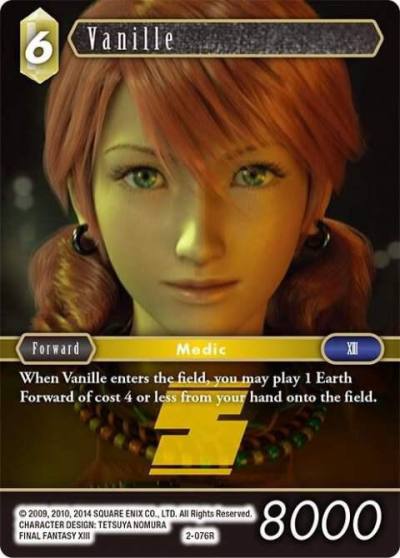Vanille 2-076R Opus II Final Fantasy card