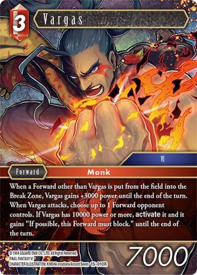 Vargas 15-010R Crystal Dominion Final Fantasy card