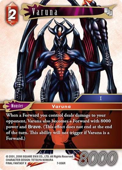 Varuna 7-006R Opus VII Final Fantasy card