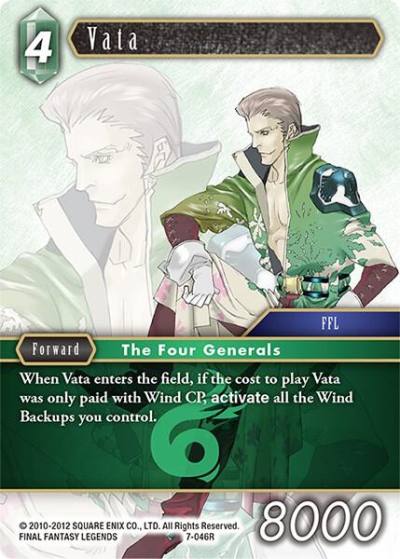 Vata 7-046R Opus VII Final Fantasy card