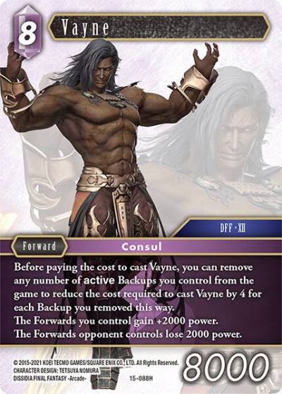 Vayne 15-088H Crystal Dominion Final Fantasy card