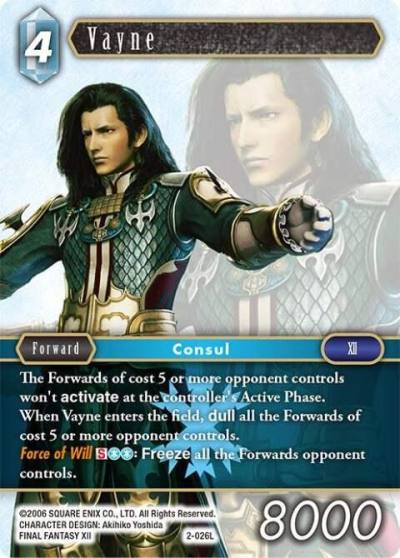 Vayne 2-026L Opus II Final Fantasy card