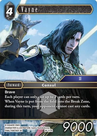 Vayne 28-117H Dreamlike Oceans Final Fantasy card