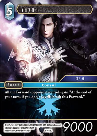 Vayne 9-022L Opus IX Final Fantasy card
