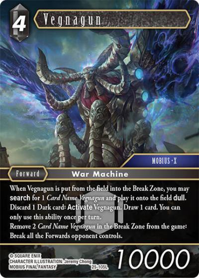 Vegnagun 25-105L Tears of the Planet Final Fantasy card