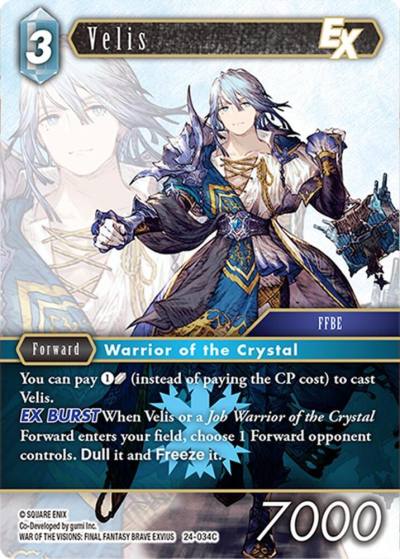 Velis EX 24-034C Hidden Legends Final Fantasy card
