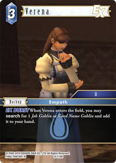 Verena EX 10-119R Opus X Final Fantasy card