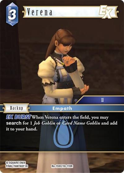 Verena EX Re-159C/10-119R Legacy Collection Final Fantasy card