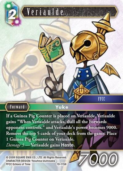 Veriaulde 19-115H From Nightmares Final Fantasy card