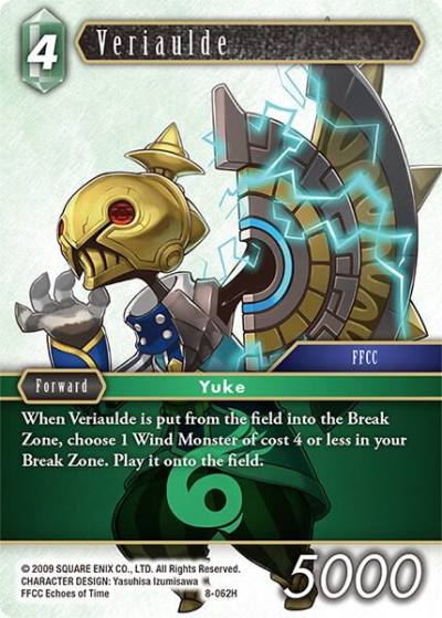Veriaulde 8-062H Opus VIII Final Fantasy card