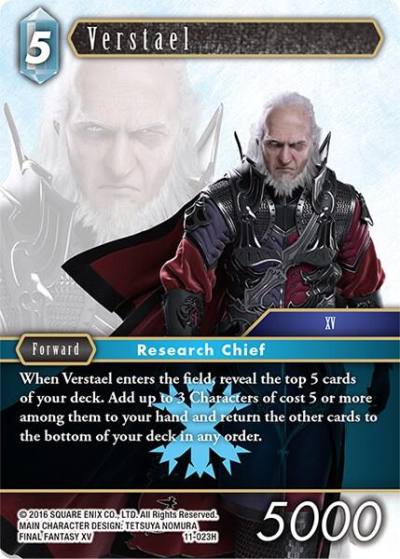 Verstael 11-023H Opus XI Final Fantasy card