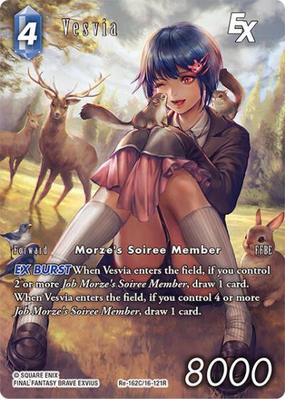 Vesvia EX Full Art Re-162C/16-121R Legacy Collection Final Fantasy card