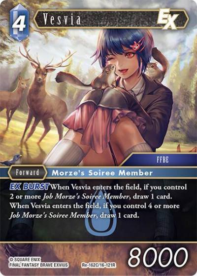 Vesvia EX Re-162C/16-121R Legacy Collection Final Fantasy card