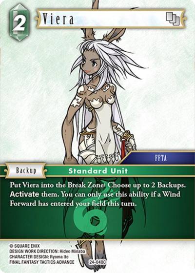 Viera 24-040C Hidden Legends Final Fantasy card