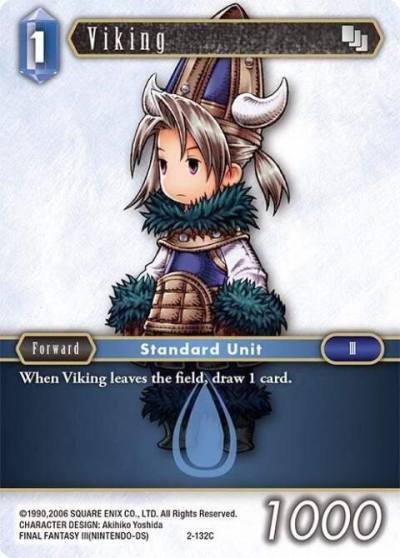 Viking Luneth 2-132C Opus II Final Fantasy card