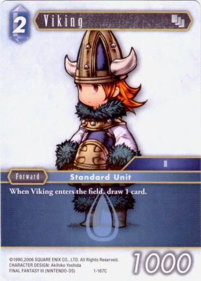 Viking Refia 1-167C Deck Exclusive Cards Final Fantasy card