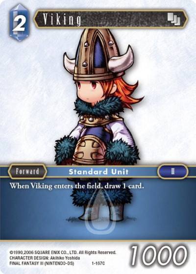 Viking Refia 1-167C Opus I Final Fantasy card