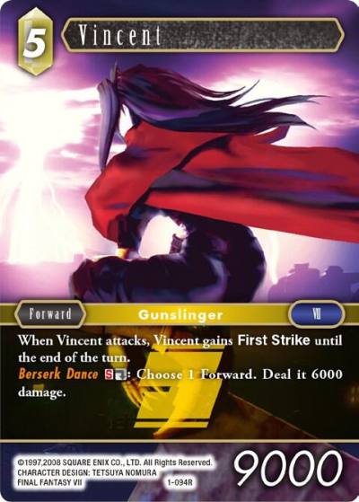 Vincent 1-094R Opus I Final Fantasy card