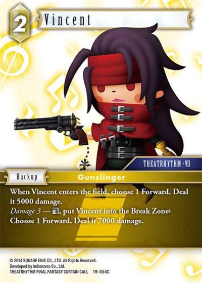 Vincent 19-054C From Nightmares Final Fantasy card