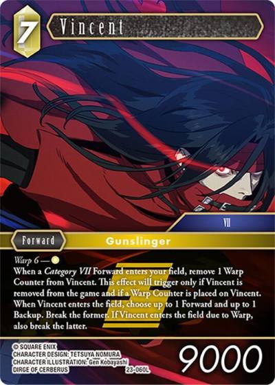 Vincent 23-060L Hidden Trials Final Fantasy card
