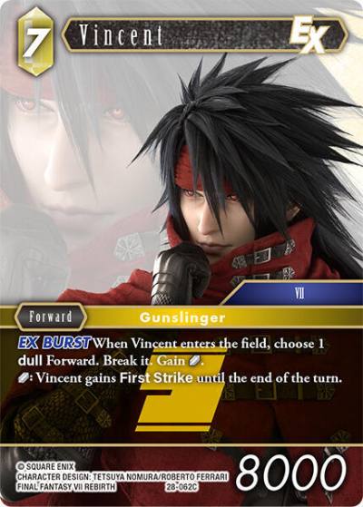 Vincent EX 28-062C Dreamlike Oceans Final Fantasy card