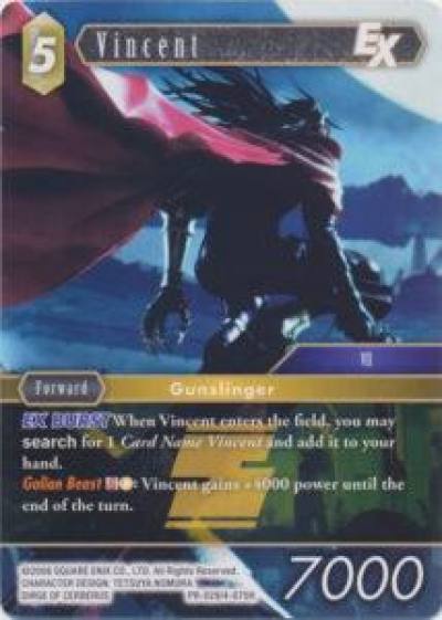 Vincent EX PR-029/4-075H FF: Promo Cards Final Fantasy card