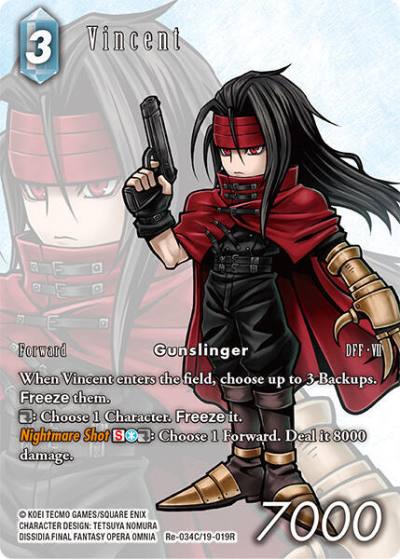 Vincent Full Art Re-034C/19-019R Legacy Collection Final Fantasy card