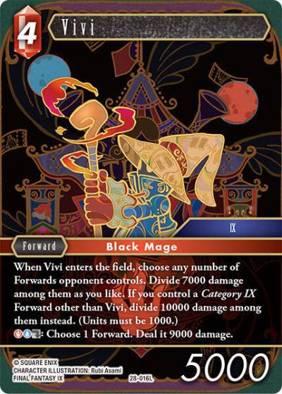 Vivi 28-016L Dreamlike Oceans Final Fantasy card