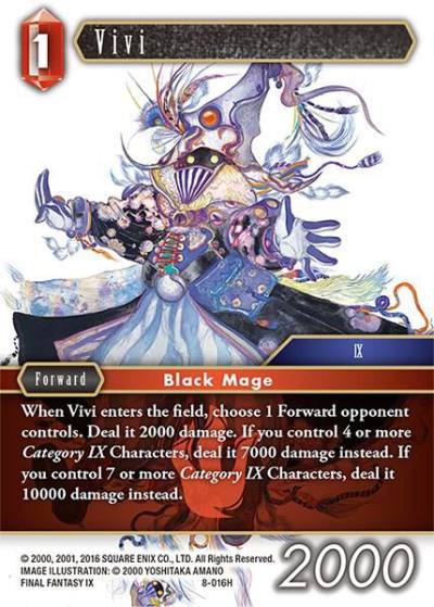 Vivi 8-016H Opus VIII Final Fantasy card