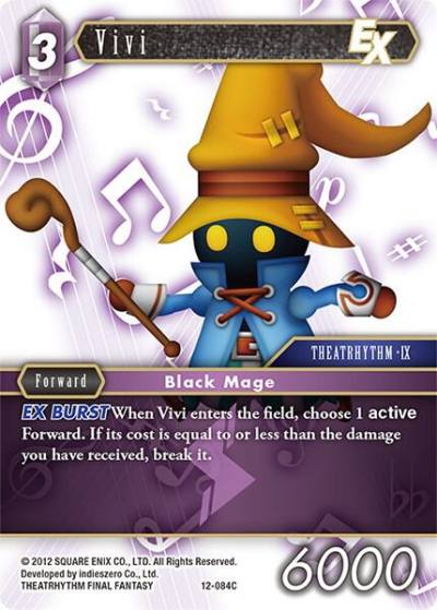 Vivi EX 12-084C Opus XII Final Fantasy card
