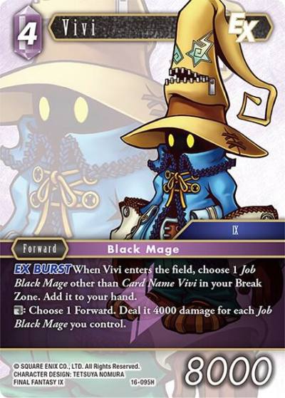 Vivi EX 16-095H Emissaries of Light Final Fantasy card
