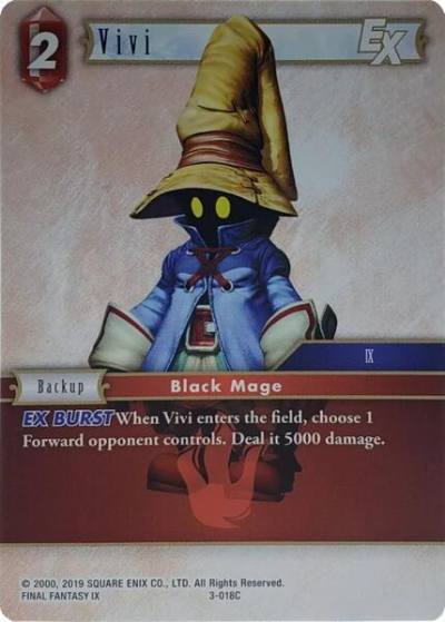 Vivi EX 3-018C Deck Exclusive Cards Final Fantasy card