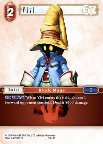 Vivi EX 3-018C Opus III Final Fantasy card