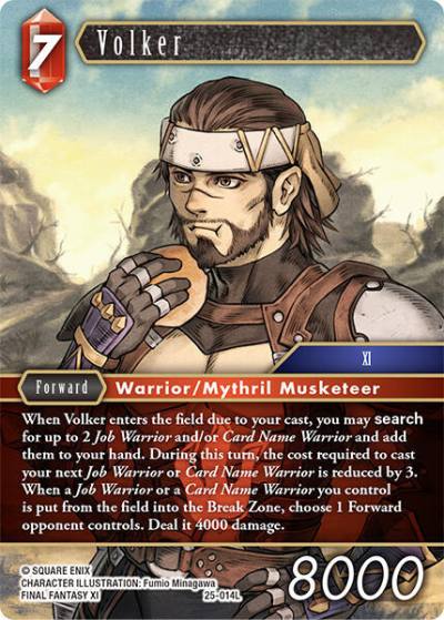 Volker 25-014L Tears of the Planet Final Fantasy card