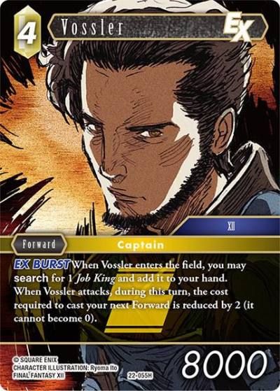 Vossler EX 22-055H Hidden Hope Final Fantasy card