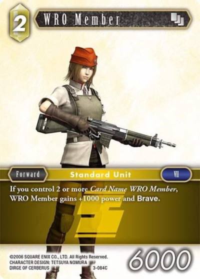 WRO Member 3-084C Opus III Final Fantasy card