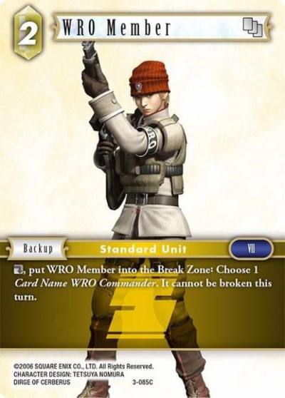 WRO Member 3-085C Opus III Final Fantasy card