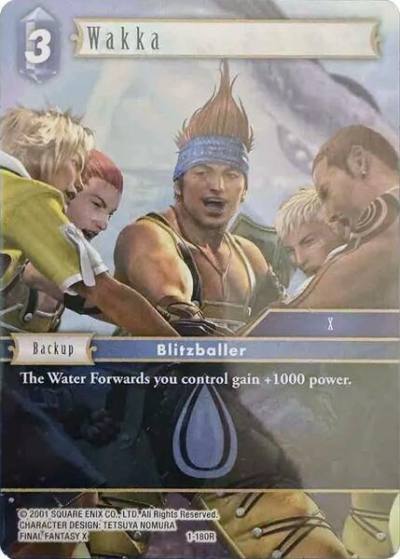 Wakka 1-180R Deck Exclusive Cards Final Fantasy card