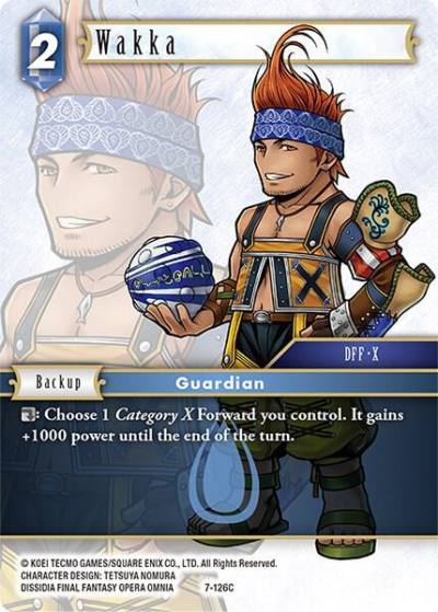 Wakka 7-126C Opus VII Final Fantasy card