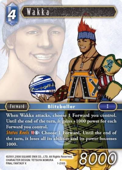 Wakka Starter 1-216S Opus I Final Fantasy card