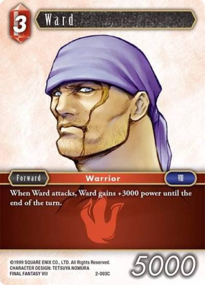 Ward 2-003C Opus II Final Fantasy card